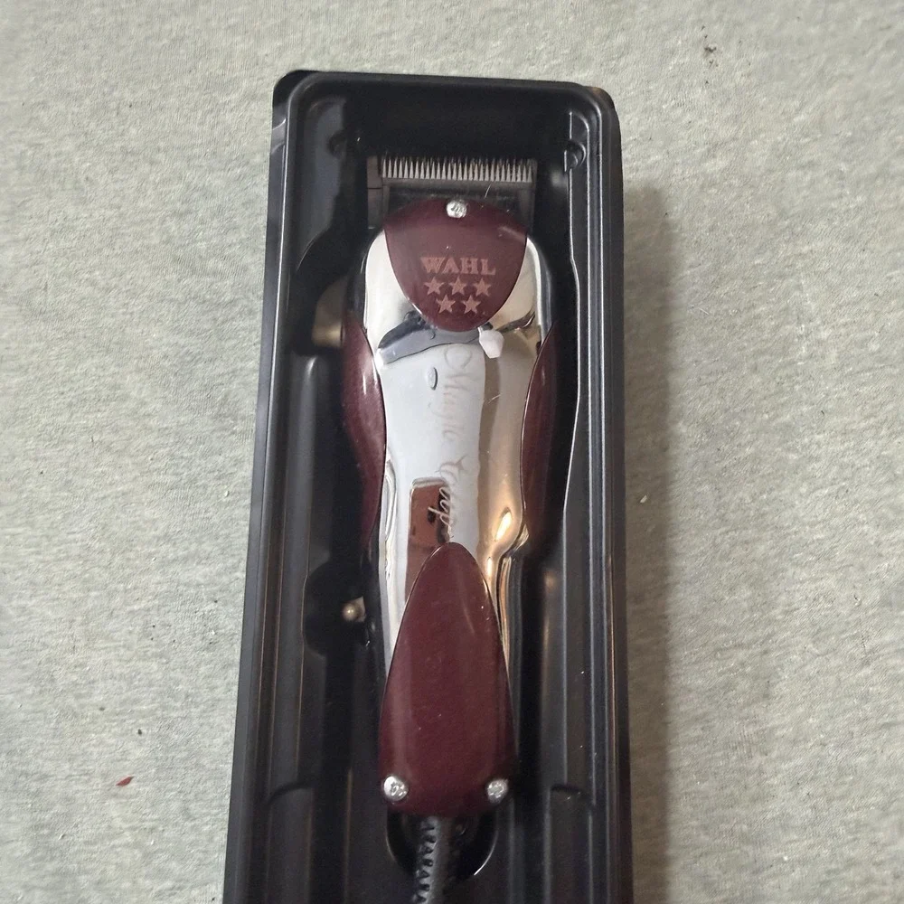 Wahl Magic Clip Hair Clipper Maroon Silver 5-Star Series 8451 Fade Trimmer